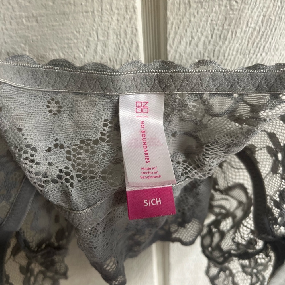 No Boundaries Gray Lace Bralette Intimates - Picture 4 of 4